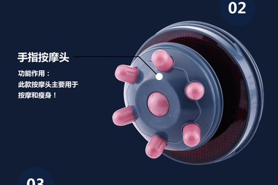 廠家批發(fā)電動(dòng)按摩器 多功能推脂機(jī) 碎脂機(jī) 紅外線推脂按摩器